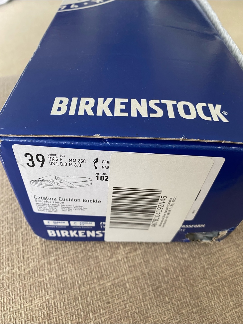 Birkenstock Catalina - graceful taupe